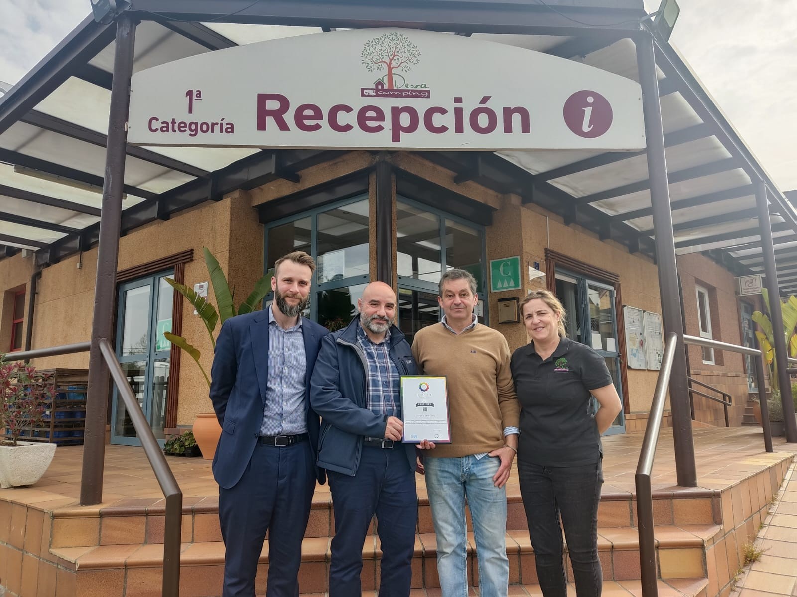 Entrega certificación Biosphere Sustainable a Camping Deva Gijón